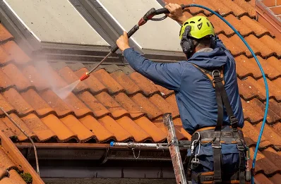 Démoussage et hydrofuge de toiture à Bieujac